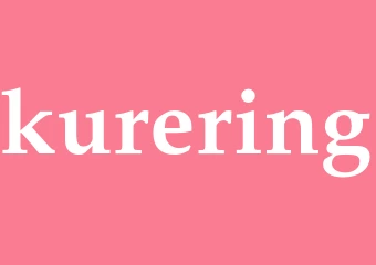 Synonym kurering