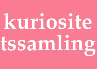 Synonym kuriositetssamling