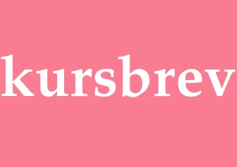 Synonym kursbrev