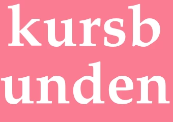 Synonym kursbunden