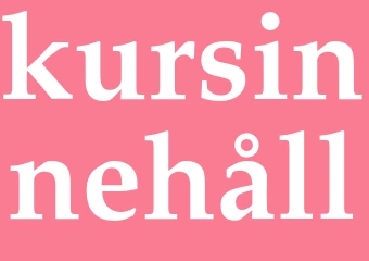 Synonym kursinnehåll