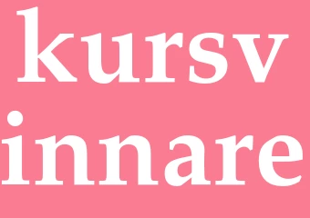 Synonym kursvinnare