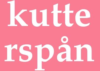Synonym kutterspån