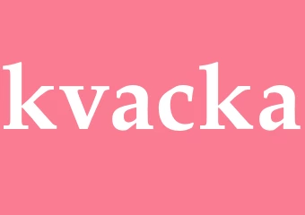 Synonym kvacka