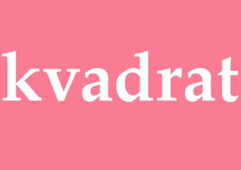 Synonym kvadrat