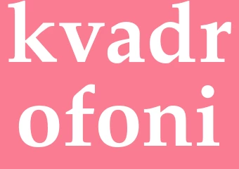 Synonym kvadrofoni