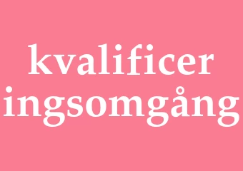 Synonym kvalificeringsomgång