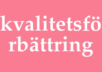 Synonym kvalitetsförbättring