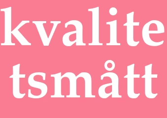 Synonym kvalitetsmått