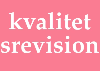 Synonym kvalitetsrevision