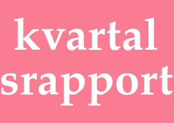 Synonym kvartalsrapport