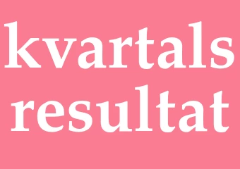 Synonym kvartalsresultat