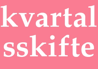 Synonym kvartalsskifte