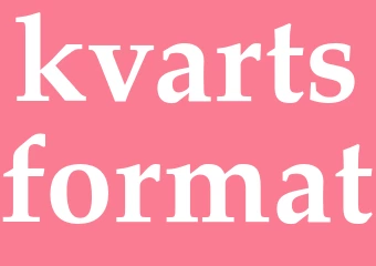 Synonym kvartsformat