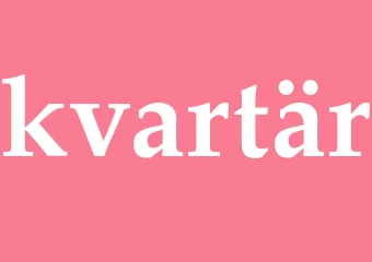 Synonym kvartär