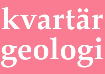 Synonym kvartärgeologi