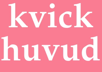 Synonym kvickhuvud