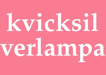 Synonym kvicksilverlampa
