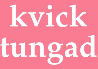 Synonym kvicktungad