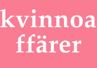 Synonym kvinnoaffärer