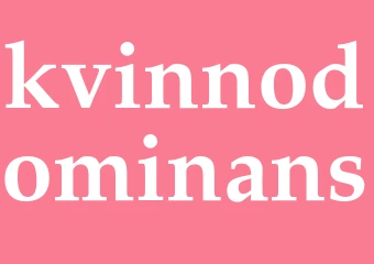 Synonym kvinnodominans