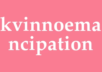 Synonym kvinnoemancipation