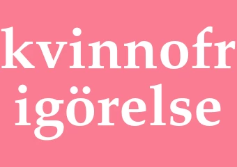 Synonym kvinnofrigörelse