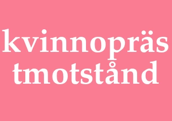 Synonym kvinnoprästmotstånd