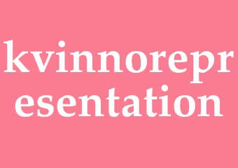 Synonym kvinnorepresentation