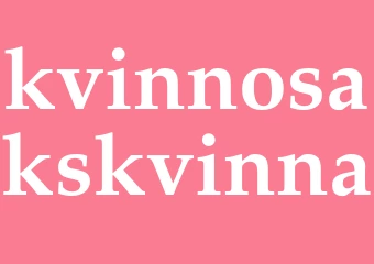 Synonym kvinnosakskvinna