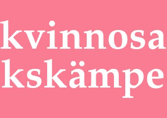 Synonym kvinnosakskämpe