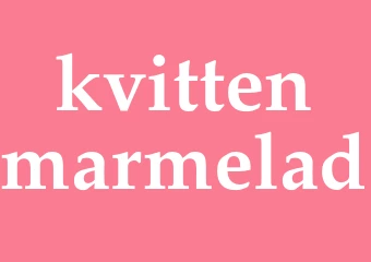 Synonym kvittenmarmelad