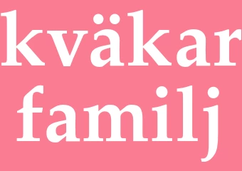 Synonym kväkarfamilj