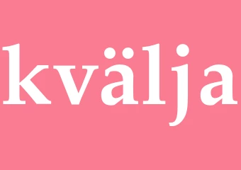 Synonym kvälja