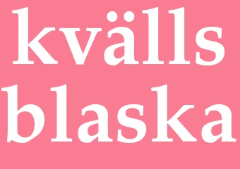 Synonym kvällsblaska