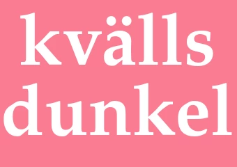 Synonym kvällsdunkel