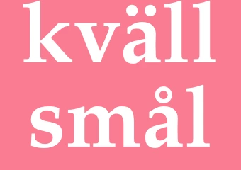 Synonym kvällsmål