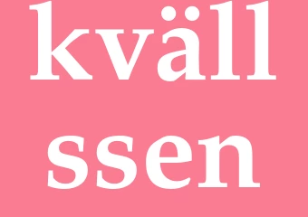 Synonym kvällssen