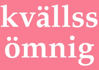 Synonym kvällssömnig