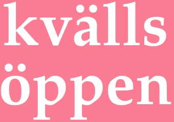 Synonym kvällsöppen