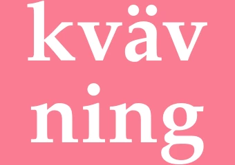 Synonym kvävning