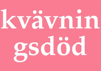 Synonym kvävningsdöd