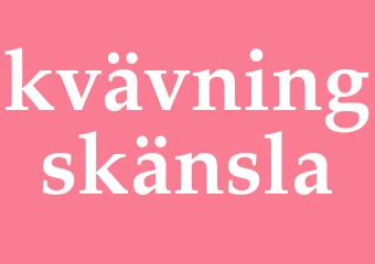 Synonym kvävningskänsla