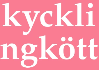 Synonym kycklingkött