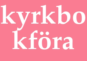 Synonym kyrkbokföra