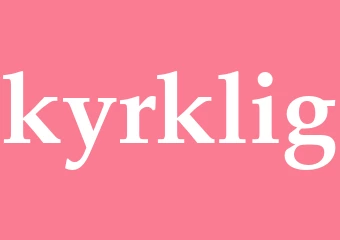 Synonym kyrklig