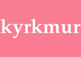 Synonym kyrkmur