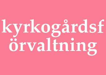 Synonym kyrkogårdsförvaltning