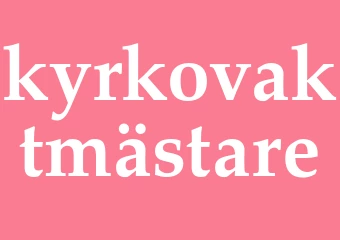 Synonym kyrkovaktmästare