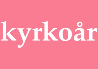 Synonym kyrkoår